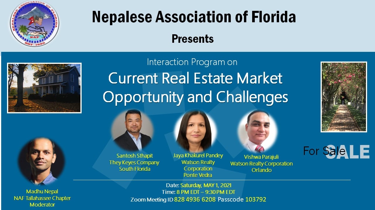 Virtual Interaction Program on Current Real Estate Market, Opportunity, and Challenges